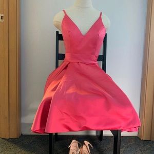 Pink cocktail dress